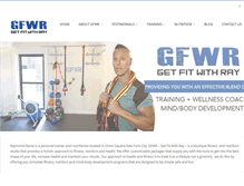 Tablet Screenshot of getfitwithray.com